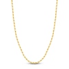 Thumbnail Image 1 of 24" Textured Solid Rope Chain 14K Yellow Gold Appx. 3.8mm