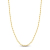 Thumbnail Image 0 of 24" Textured Solid Rope Chain 14K Yellow Gold Appx. 3.8mm