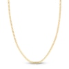 Thumbnail Image 1 of Solid Curb Chain 14K Yellow Gold 22" Appx. 3.7mm