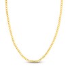 Thumbnail Image 0 of 20" Solid Curb Chain 14K Yellow Gold Appx. 4.4mm