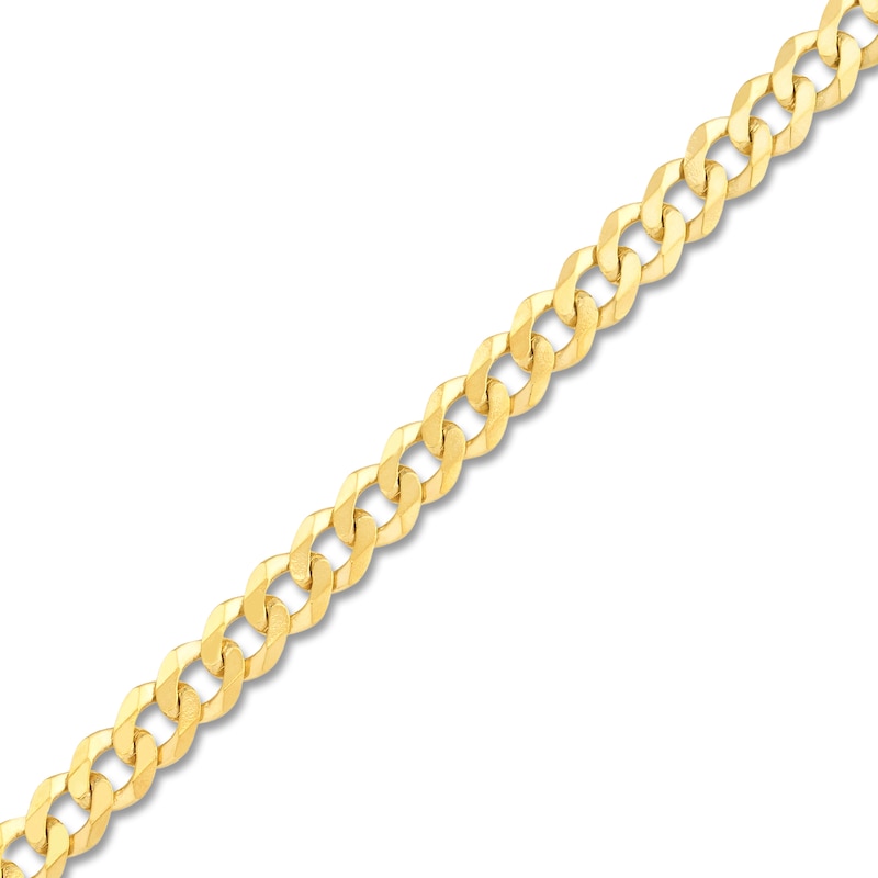 20" Solid Curb Chain 14K Yellow Gold Appx. 4.4mm