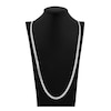 Thumbnail Image 4 of 30" Solid Curb Chain 14K White Gold Appx. 4.95mm