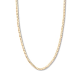 24" Solid Curb Chain 14K Yellow Gold Appx. 4.95mm