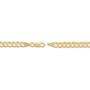 Thumbnail Image 3 of 24" Solid Curb Chain 14K Yellow Gold Appx. 4.95mm