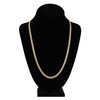 Thumbnail Image 4 of 24" Solid Curb Chain 14K Yellow Gold Appx. 4.95mm