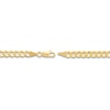 Thumbnail Image 2 of 30" Solid Curb Chain 14K Yellow Gold Appx. 4.95mm