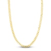 Thumbnail Image 0 of 20" Solid Curb Chain 14K Yellow Gold Appx. 6.7mm