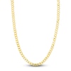 Thumbnail Image 0 of 24" Solid Curb Chain 14K Yellow Gold Appx. 6.7mm