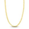 Thumbnail Image 1 of 24" Solid Curb Chain 14K Yellow Gold Appx. 6.7mm