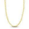 Thumbnail Image 0 of 24" Solid Curb Chain 14K Yellow Gold Appx. 6.7mm