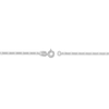 Thumbnail Image 3 of 24" Solid Figaro Chain Necklace 14K White Gold Appx. 1.28mm