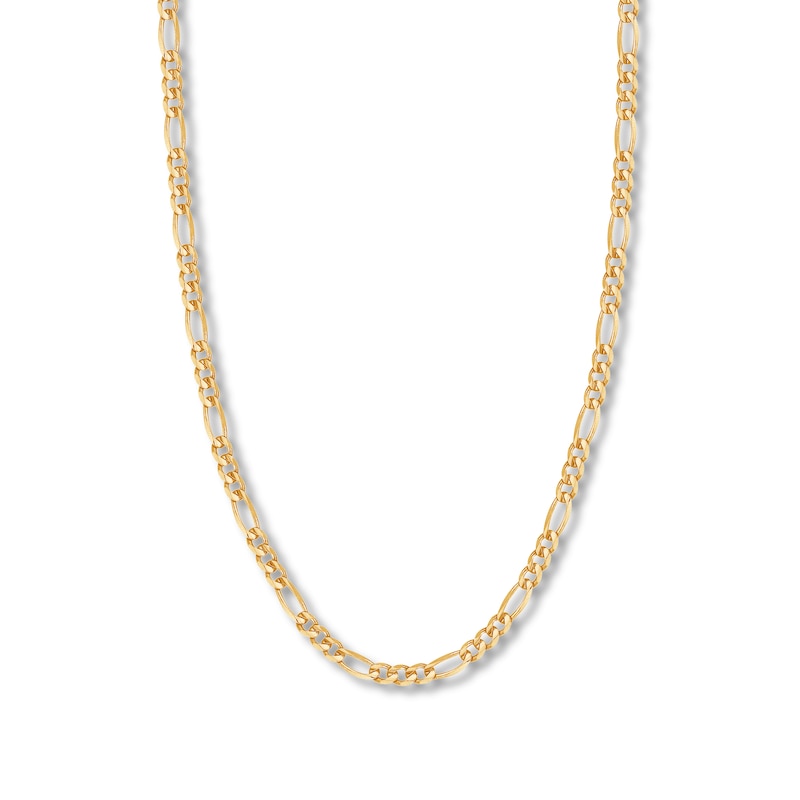 Main Image 1 of 22" Solid Figaro Link Chain 14K Yellow Gold Appx. 5.8mm