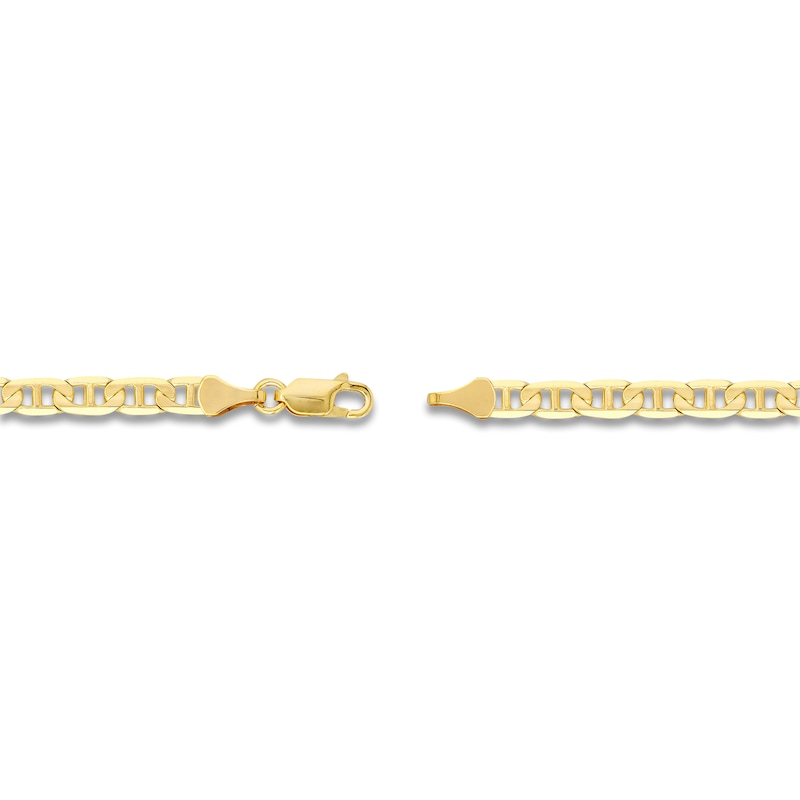 22" Solid Mariner Chain 14K Yellow Gold Appx. 4.4mm