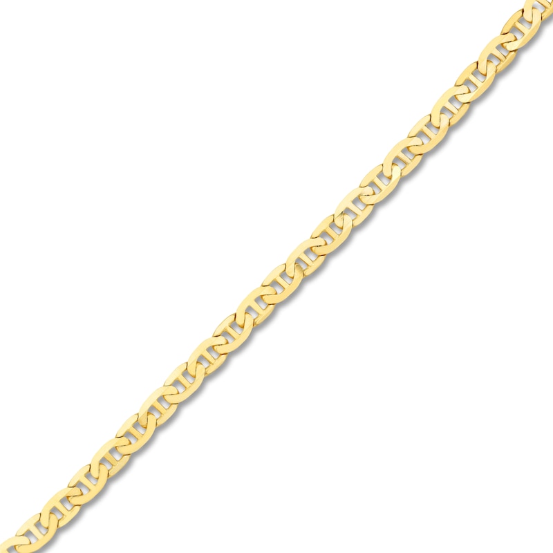 Main Image 2 of 20" Solid Mariner Link Chain 14K Yellow Gold 5.6mm