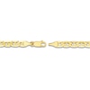Thumbnail Image 2 of 20" Solid Mariner Link Chain 14K Yellow Gold 5.6mm