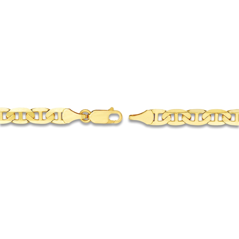 Main Image 3 of 20" Solid Mariner Link Chain 14K Yellow Gold 5.6mm