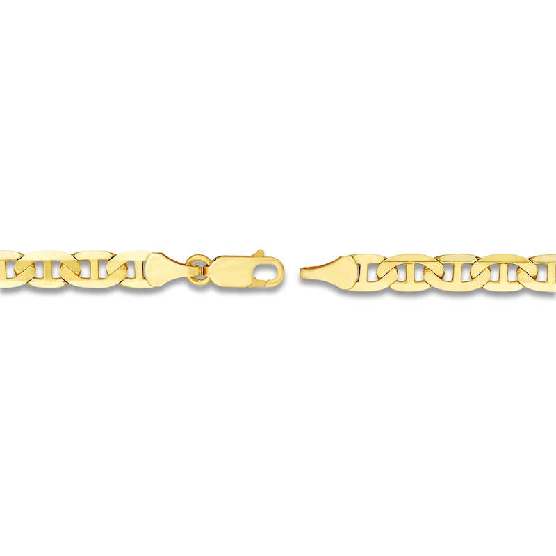 20" Solid Mariner Link Chain 14K Yellow Gold 5.6mm