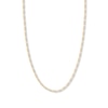 Thumbnail Image 1 of 18" Solid Figaro Chain Necklace 14K Yellow Gold Appx. 2.36mm