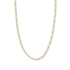 Thumbnail Image 0 of 22" Solid Figaro Chain Necklace 14K Yellow Gold Appx. 3.2mm