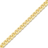 Thumbnail Image 2 of 22" Solid Cuban Chain Necklace 14K Yellow Gold Appx. 5mm