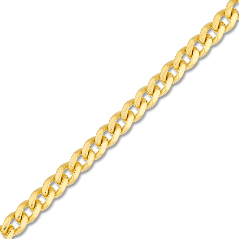 Main Image 2 of 22" Solid Cuban Chain Necklace 14K Yellow Gold Appx. 5mm