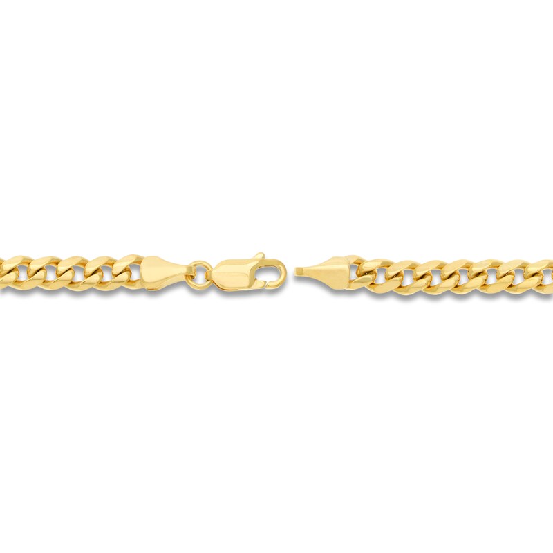 Main Image 3 of 22" Solid Cuban Chain Necklace 14K Yellow Gold Appx. 5mm