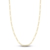 Thumbnail Image 0 of 22" Solid Figaro Chain Necklace 14K Two-Tone Gold Appx. 4.75mm
