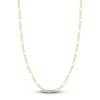 Thumbnail Image 0 of 24" Solid Figaro Chain Necklace 14K Two-Tone Gold Appx. 4.75mm