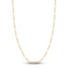 Thumbnail Image 0 of 20" Solid Figaro Chain Necklace 14K Two-Tone Gold Appx. 5.8mm
