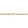 Thumbnail Image 2 of Hollow Rope Necklace 14K Yellow Gold 30 Length 2.4mm