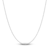 Thumbnail Image 1 of Hollow Rope Necklace 14K White Gold 30 Length 2.4mm