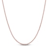Thumbnail Image 1 of Hollow Rope Necklace 14K Rose Gold 30 Length 2.4mm