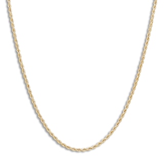 Hollow Rope Necklace 10K Yellow Gold 30 Length | Jared