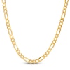 Thumbnail Image 1 of Solid Figaro Necklace 10K Yellow Gold 22 Length 6.5mm