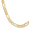 Thumbnail Image 1 of Solid Figaro Necklace 10K Yellow Gold 22 Length