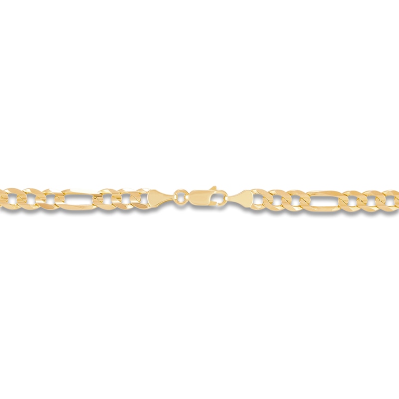 Main Image 3 of Solid Figaro Necklace 10K Yellow Gold 22 Length 6.5mm