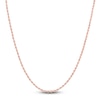 Thumbnail Image 1 of Hollow Rope Necklace 14K Rose Gold 16 Length 1.75mm
