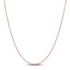 Thumbnail Image 0 of Hollow Rope Necklace 14K Rose Gold 18 Length 1.75mm