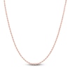 Thumbnail Image 1 of Hollow Rope Necklace 14K Rose Gold 18 Length 1.75mm