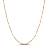 Thumbnail Image 1 of Hollow Rope Necklace 14K Yellow Gold 16 Length 2mm