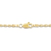 Thumbnail Image 2 of Hollow Rope Necklace 14K Yellow Gold 16 Length 2mm