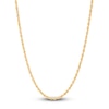 Thumbnail Image 1 of Hollow Rope Necklace 14K Yellow Gold 16 Length 2.4mm