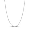 Thumbnail Image 1 of Hollow Rope Necklace 14K White Gold 18 Length 2.4mm