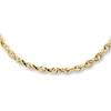 Thumbnail Image 1 of Hollow Rope Necklace 10K Yellow Gold 20 Length 3mm