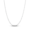 Thumbnail Image 0 of Solid Singapore Necklace 14K White Gold 20 Length 1.35mm