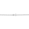 Thumbnail Image 1 of Solid Singapore Necklace 14K White Gold 20 Length 1.35mm