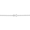 Thumbnail Image 2 of Solid Singapore Necklace 14K White Gold 20 Length 1.35mm