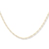 Thumbnail Image 1 of Solid Singapore Necklace 10K Yellow Gold 20 Length 1.35mm