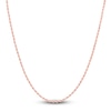 Thumbnail Image 1 of Hollow Rope Necklace 14K Rose Gold 22 Length 1.75mm