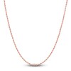 Thumbnail Image 1 of Hollow Rope Necklace 14K Rose Gold 24 Length 1.75mm